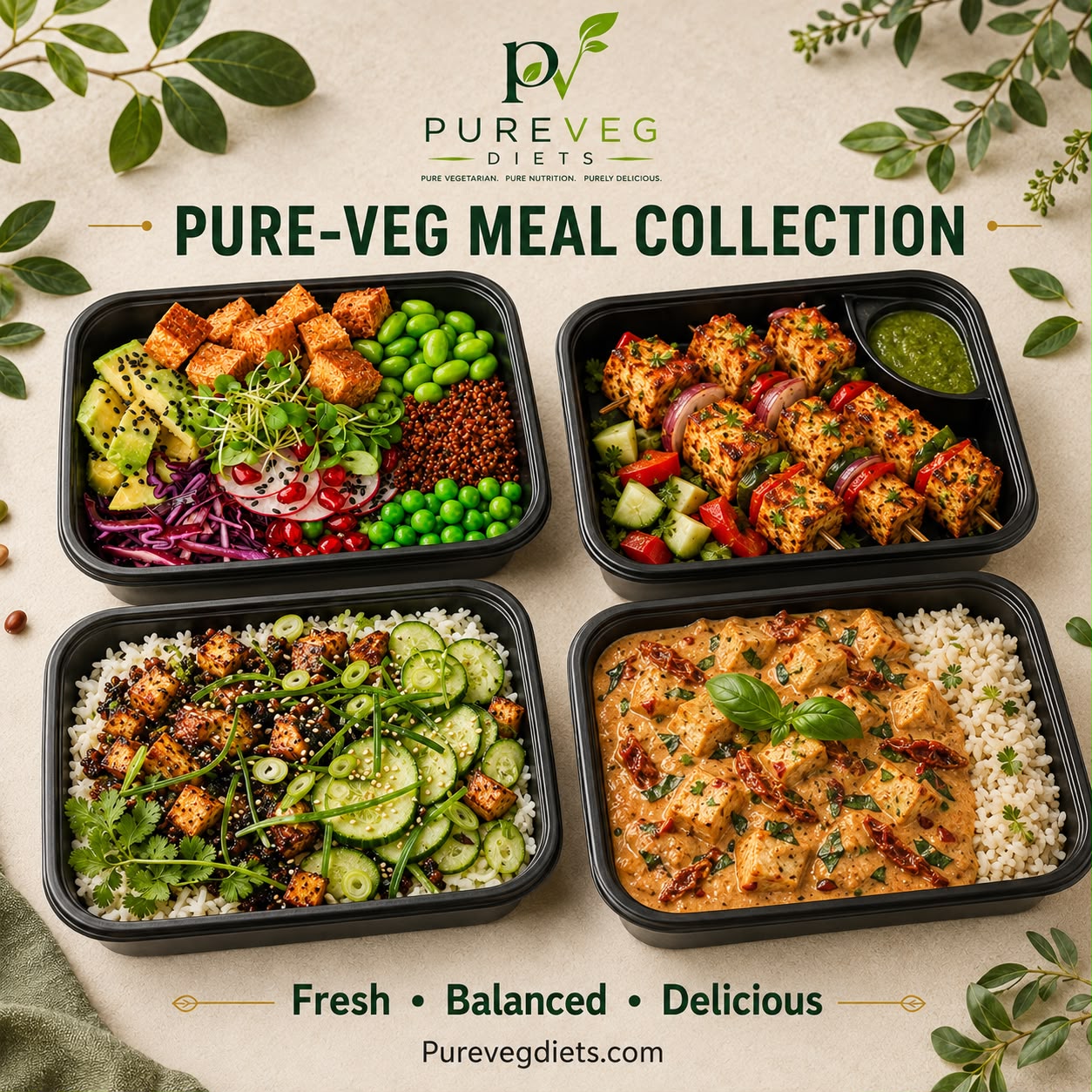 Fresh Vegetarian Meal